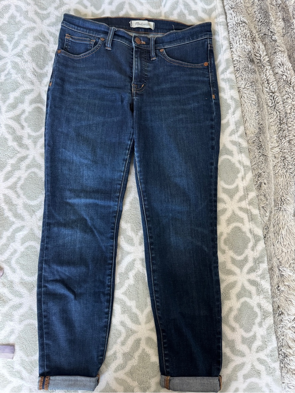 Madewell Dark Wash Boyfriend Jeans